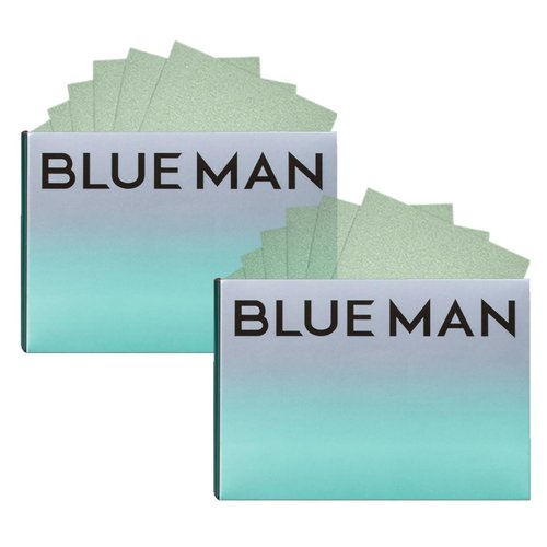 Facial Oil Blotting Paper for Men - 200pcs/2pk - Natural Oil-Absorbing Tissues for the Face and N...