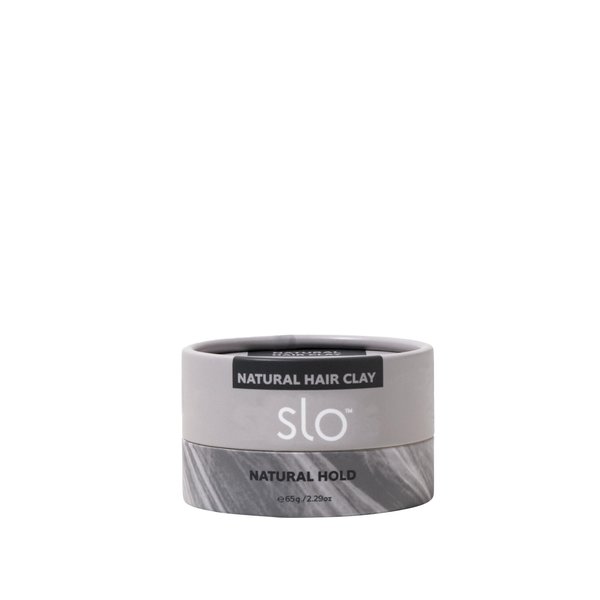 Slo | Natural Hair Clay - All Natural Ingredients, Vegan & Cruelty Free, Plant-Based, Modern Alternative to Styling Gels, All Hair Types | Natural Hold, 2.29oz