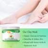 SPA REDI - Clay Mask, Cucumber and Melon, 16 Oz - Pedicure and Body Deep Cleansing, Skin Pore Purifying, Detoxifying and Hydrating