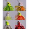 Fishing Spinner Baits Kit - Hard Spinner Lures Multicolor Buzzbait Swimbaits Pike Bass Jig 0.64oz (6pcs Spinner Baits)