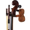 Violin Wall Mount Violin Hanger with Bow Hook Home & Studio Rosewood Violin/Viola Stand (Rosewood MA-R5)1