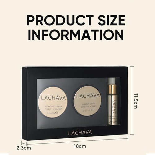 Bekoeen 3Pcs Lip Care Set, Exfoliator Lip Sugar Scrub, Lip Mask and Plumping Lip Oil, Effectively Moisturizes Lip Clear, Repairs Dry Lips