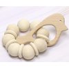 Penta Angel 10Pcs Wood Teething Rings Pain Relief Natural Wood Teething Toys Wooden Teether Animals for Infant Toddler, Turtles Swallows Dolphins Starfish Pigeons Birds Woodpeckers Fish Turtle