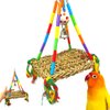 Bonka Bird Toys 2165 Small Rainbow Mat Swing Perch Bird Toy