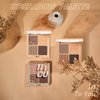 INTO YOU Nude Eyeshadow Palette, 4 Colors Matte Eye Shadow Palletes, Warm Neutral Naked Pigments, Long Lasting Professional Beauty Makeup Eyeshadow