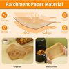Air Fryer Disposable Paper Liner for Ninja DZ201 DZ071 DZ401 DZ550, 100PCs Rectangle 8.6x 5.5'' Baking Parchment Paper Air Fryer Inserts Accessories, Ninja Foodi Dual Papel para Freidora de Aire
