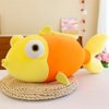 OUKEYI Yellow Goldfish Stuffed Animal Soft Cute Fish Plush Pillow Toy for Kids,13.8 inch