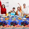 Buryeah 176 Pcs Truck Party Supplies Tableware Set, Include Truck Tablecloth Party Tables Cover Truck Paper Plates Napkins Cups Straw Fork Knife for Trucks Disposable Birthday Decorations(Cute)