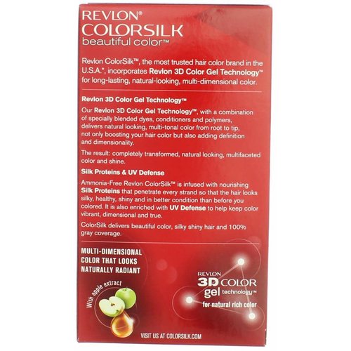 Revlon Colorsilk Haircolor, Medium Ash Blonde, 10 Ounces (Pack of 3)