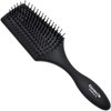 Giorgio Detangling Paddle Brush and Cushion Hair Brush - Set of Black Air-Cushion Paddle Brush with Ball Tip Bristles - Women and Mens Hair Brush, Wet or Dry, Long, Thick, or Curly Hair