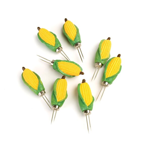 Charcoal Companion Classic Mini-Corn Corn Holders, 4 Pairs