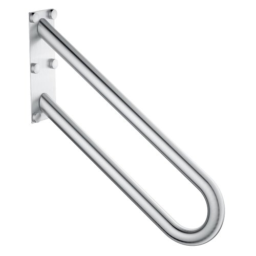 20 inch U Shaped Handrail for 1-3 Steps- 1.25" Tube, ZUEXT SUS304 Stainless Steel Safety Grab Bar for Stairs, Wall Mounted Hand Railing for Outdoor Garage Entry Interior Exterior Stairway