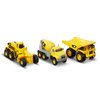 CAT Construction Toys Construction Die Cast Metal 3 Pack Vehicles - Dump Truck/Cement Mixer/Grader for Ages 3+