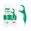 GUM Professional Clean Floss Picks - Extra Strong Shred-Resistant Floss, Easy Grip Handle - Dental Flossers for Adults - Fresh Mint Flavor, 150ct (4pk)