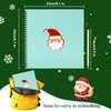 bibiage Christmas Day Art & Craft Kit for Kids：Santa Claus Rainbow Scratch Paper Magic DIY Craft Gifts for Kids