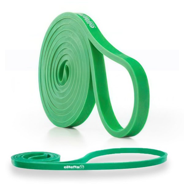 EliteFTS Pro Resistance Band - Boost Core Stability and Flexibility with This Portable, Joint-Friendly Tool - 41" Long (PRO Monster Mini Resistance Band, Green) (Single)