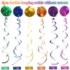 30 pcs 90s Party Decorations Hanging Swirls for Adults Back to 1990's Party Decor Favors for 90s Theme Birthday Party Decorations Supplies