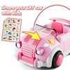 LOVE LIFE Girls Toys Age 3+,Remote Control Cars for Kids,with 3 Cartoon Dolls, RC Car with Music and Lights,Gifts for 3+ Year Olds Boys Girls