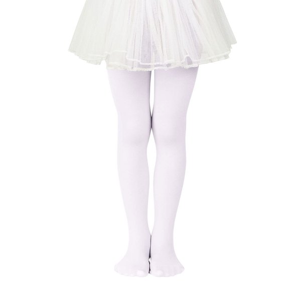 Ballet Tights for Girls 4-6 Kids Dance Tights White Leggings Girls Stockings for Girls School Uniform Tights Girls Tights 7-8 1 Pack White 3-6 Years