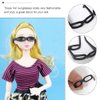 TOYANDONA 60pcs Doll Glasses, Miniature Doll Eyeglasses Mini Doll Costume Accessories for Dollhouse Crafts