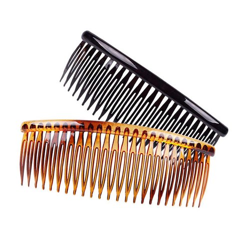 4 PCS Plastic Hair Comb Hair Clip Clamp Side Hair Comb Women Men Girls Bridal Wedding Veil Comb for Fine Hair Hair Accessory (5.1 inches 23 teeth)