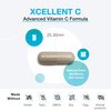 XYMOGEN Xcellent C - High Dose Vitamin C Supplement with BioPerine for Enhanced Absorption - Buffered Vitamin C to Minimize GI Upset - Immune Support + Antioxidants Supplement (120 Vitamin C Pills)