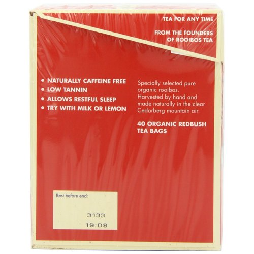 Tick Tock Original Organic Rooibos Tea Bags 40 per Pack