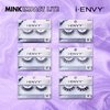 I-ENVY Mink Impact Lite - 100% 3D Mink-Like Vegan Lashes, Lightweight & Comfortable, Natural Fluffy, Invisible Band, All-Day Wear Undetectable False Eyelashes