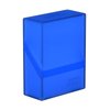 Ultimate Guard Boulder 40+, Deck Case for 40 Double-Sleeved TCG Cards, Sapphire, Secure & Durable Storage for Trading Card Games, Soft-Touch Finish