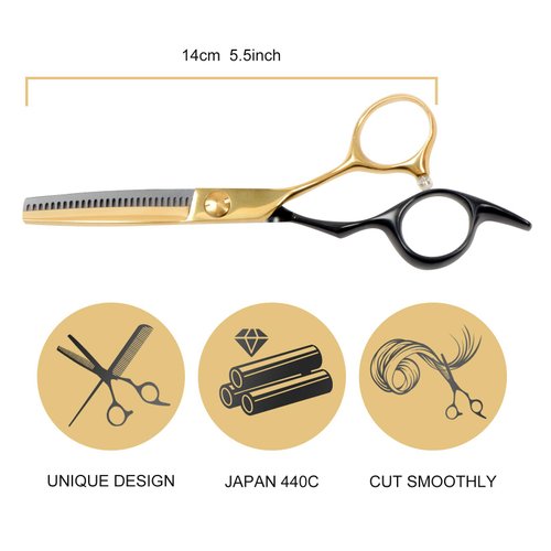 Premium Hair Thinning Scissors Thinning Shears, Fcysy Professional Barber Thinning Scissors for Cutting Hair, Blending Shears Hair Layering Texturizing Scissors for Women Men