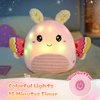 CozyWorld 12 Inch LED Cuddly Pink Butterfly Plush Pillow,Super Soft Butterfly Stuffed Animals Plush Toys,Light up Stuffed Plushies Insect Plush Doll Animal Toy for Kids Girls Women Lovers