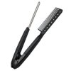 Straightening Comb for Hair Flat Iron Comb Salon Hair Brush Combs V-Shaped Straight Comb Straightener Hair Comb Hair Tool Hairdressing Styling