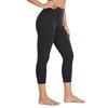 CRZ YOGA Butterluxe High Waisted Capris Workout Leggings for Women 21'' - Lounge Leggings Buttery Soft Yoga Pants Black Medium