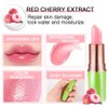 BINGBRUSH Color Changing Lipstick Queen,PH Mood Long Lasting Lip Gloss Korean Lip Balm Tinted Magic Makeup Moisturize Lipstick Set (2 Pcs Peach, 2 Count (Pack of 1))