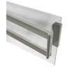 Gordon Glass Brushed Nickel Sliding Frameless Shower Door Double Towel Bar Kit - 24" Long