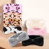 SLNZAPTY 8 Pcs Face Wash Headband, Spa Makeup Headband, Fluffy Bow Facial Headband, Soft Microfiber Skin Care Head Wrap, Shower Bathing Yoga Hair Band for Women - Multicolor