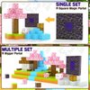 Build Mine World Magnetic Blocks Edition, Magnetic Building Blocks Toys for Boys & Girls Age 3-4 4-5 6-8 Magnetic Tiles