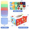 DINORUN Baby Tissue Box Toy - Baby Toys 6-12 Months, Montessori Toys for Babies 6-12 Months with Crinkle, Infant Sensory Toys Baby Christmas Stocking Stuffers Learning Toy