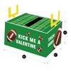 ORIENTAL CHERRY Valentines Boxes for Kids - Football Valentine Day Cards for Classroom Exchange Boys Girls School Class Party Favors(1 Mailbox, 24 Valentine Cards)