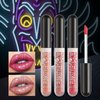 12 Pcs Matte Liquid Lipstick Set Lip Makeup, Glitter Diamond Shining Lip gloss 24 Hour Long Lasting Waterproof Halloween Makeup Lipsticks Gift Set for Women