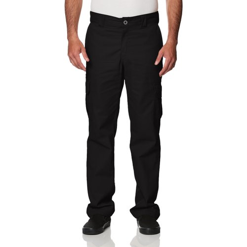 Dickies mens Regular Straight Stretch Twill Cargo work utility pants, Black, 30W x 30L US