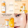 Skincare Kits Vitamin C Girls Gifts - Skin Care Set - Hydrating Gift Set for Women with Cleanser, Sunscreen, Toner, Serum, Face & Eye Cream - Skin Care for Teens 10-12 (One Size, 8PCS Vitamin C Scent)