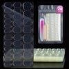 Artquee 20 Sheets 600 Pcs Nail Adhesive Tabs for Press on Nails Thin Nail Stickers for Fake Nails Double Sided Jelly Nail Glue Sticky Tabs for Manicure 15 Sizes
