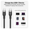 HyperJuice 240W Silicone USB C to USB C Cable (6ft/2m) for All Devices. Durable 240W USB-C Charge Cable. Portable, Tangle-Free Design, Over-Temperature Protection. Charges Any USBC to USBC Device