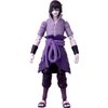 BANDAI Anime Heroes Action Figure Uchiha Sasuke Rinnegan/Mangekyo Sharingan | 17cm Sasuke Figure with Extra Hands and Accessories | Naruto Shippuden Anime Figure Action Figures for Boys and Girls