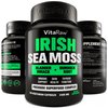 Organic Irish Sea Moss Capsules 2400 mg - Burdock Root and Bladderwrack Powder Real Seamoss Pills for Immune Support, Joint and Gut Health Help - Raw Sea Moss Advanced Herbal Supplement - USA Made
