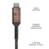 House of Marley Rewind USB-C to USB-A Cable: Braided Charging Cable, USB-IF and MFI-Certified, 10ft Long, Made with Sustainable Materials