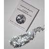 Platinum Biodegradable Chunky Glitter // Karizma Beauty Silver Bio Glitter Eco Glitter Face Glitter Festival Chunky 10g