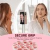 Magnetic Suction Phone Mount for MagSafe Case,iPhone Sticky Grip Compatible with MagSafe,Strong Grip Holder for Selfies & Videos, Hands-Free Mirror Shower Phone Holder Mount for TikTok/Video/Selfies