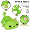 Onsoyours Plushies Cute Kitten Cactus Plush Toy Stuffed Animal Kitty Soft Cactus Cat Plush Pillow for Kids (Cactus Cat, 12")
